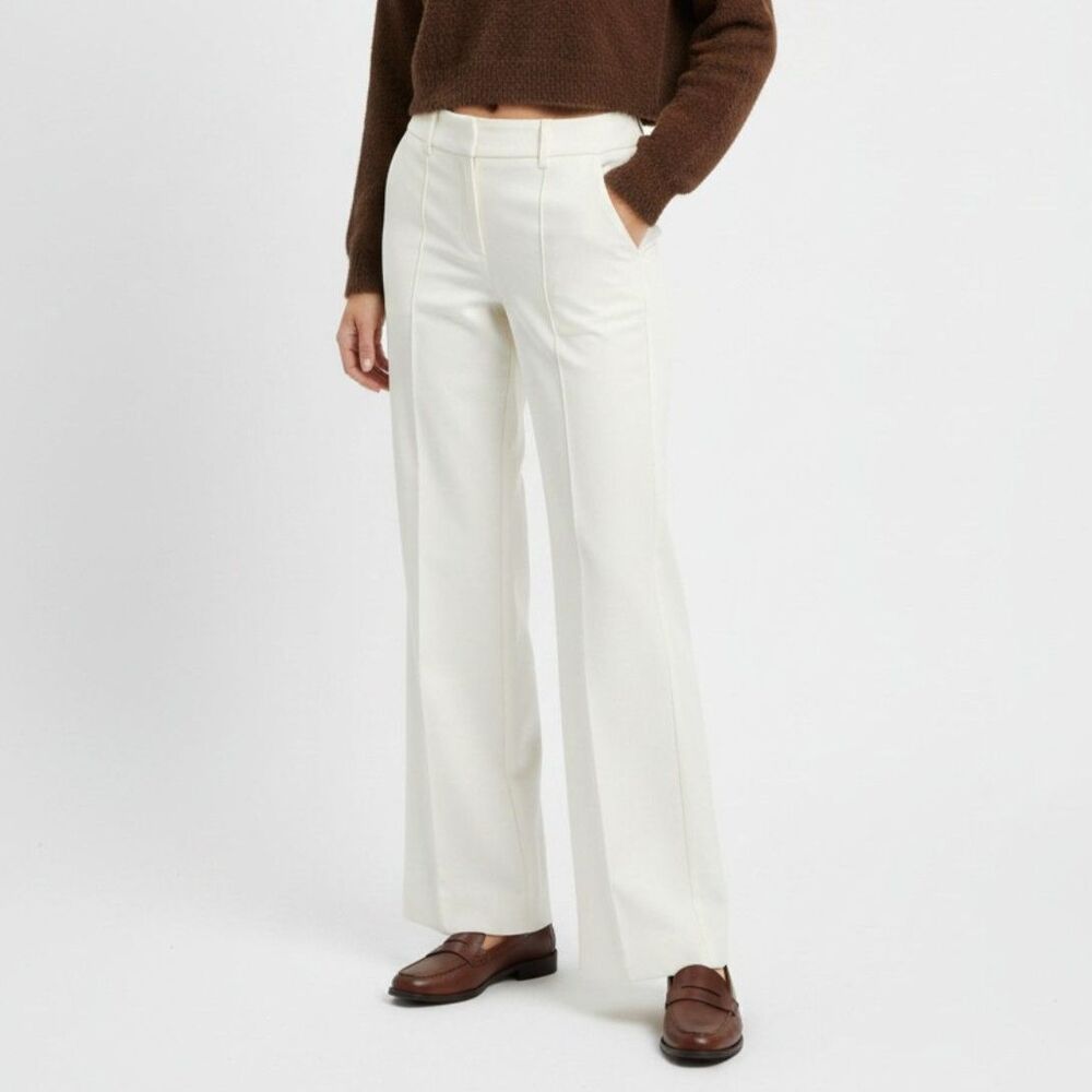 NY&Co. Ivory Cream Studio Stretch 14th St  Trouser Pants NEW 4